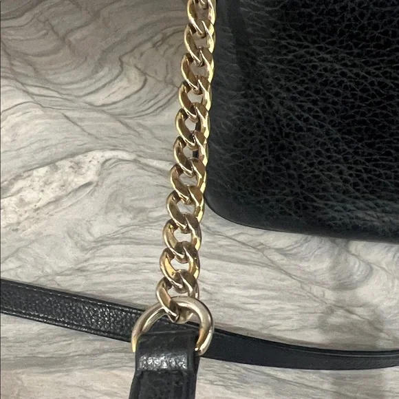 Michael Kors Black Pebbled Leather Crossbody Bag - Picture 3 of 10